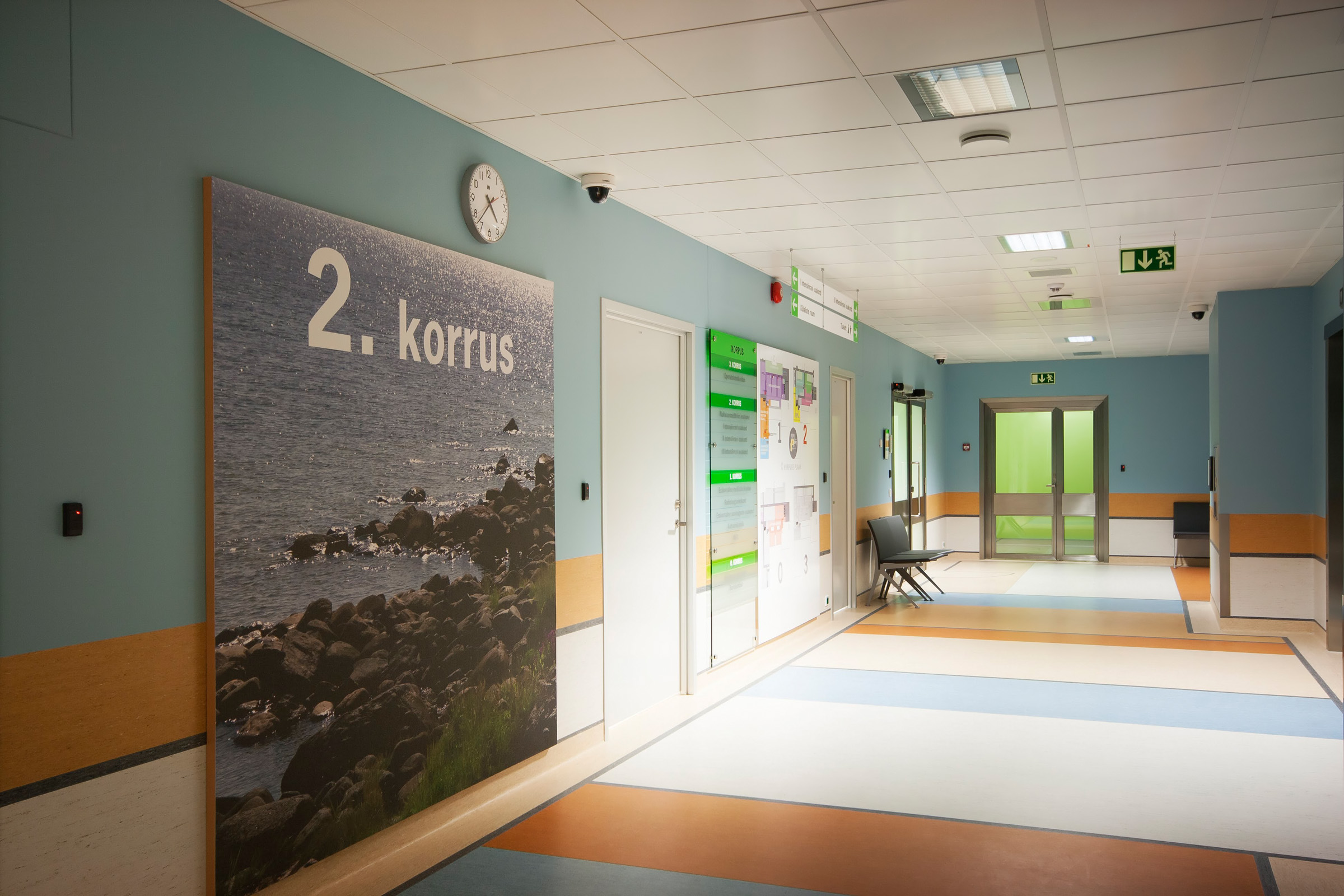 PERHi haiglakeskkonna infograafika ja ruumitähistus